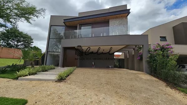 Casa em condomínio - Sobrado de 407m² com 5 suítes - Jardim Olhos D'Água - Ribeirão Preto /SP