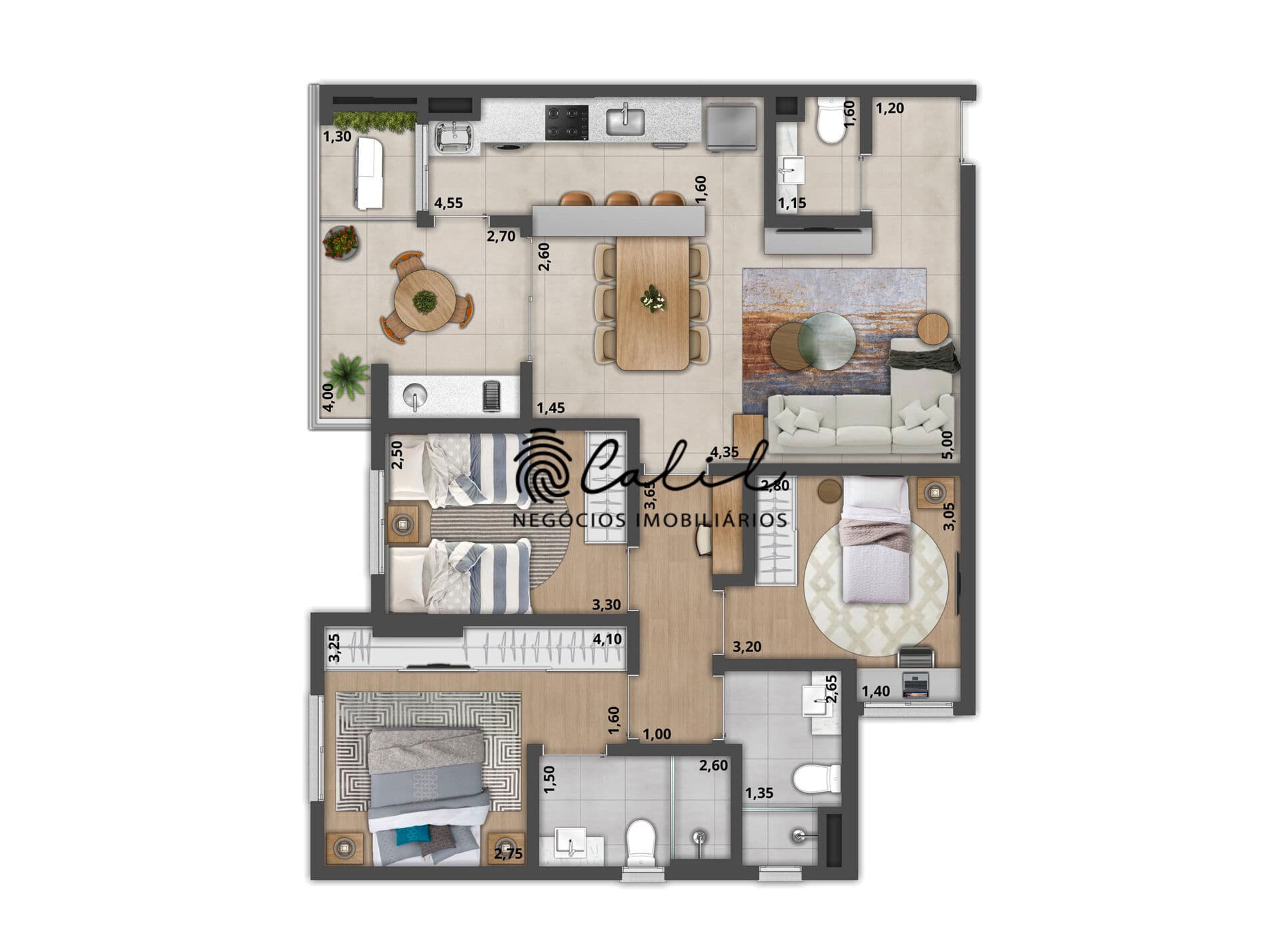 Apartamento com 3 quartos (1 suíte), 90,15m² à venda por R$ 830.000,00 - Edifício Edras Residence, Ribeirão Preto/SP