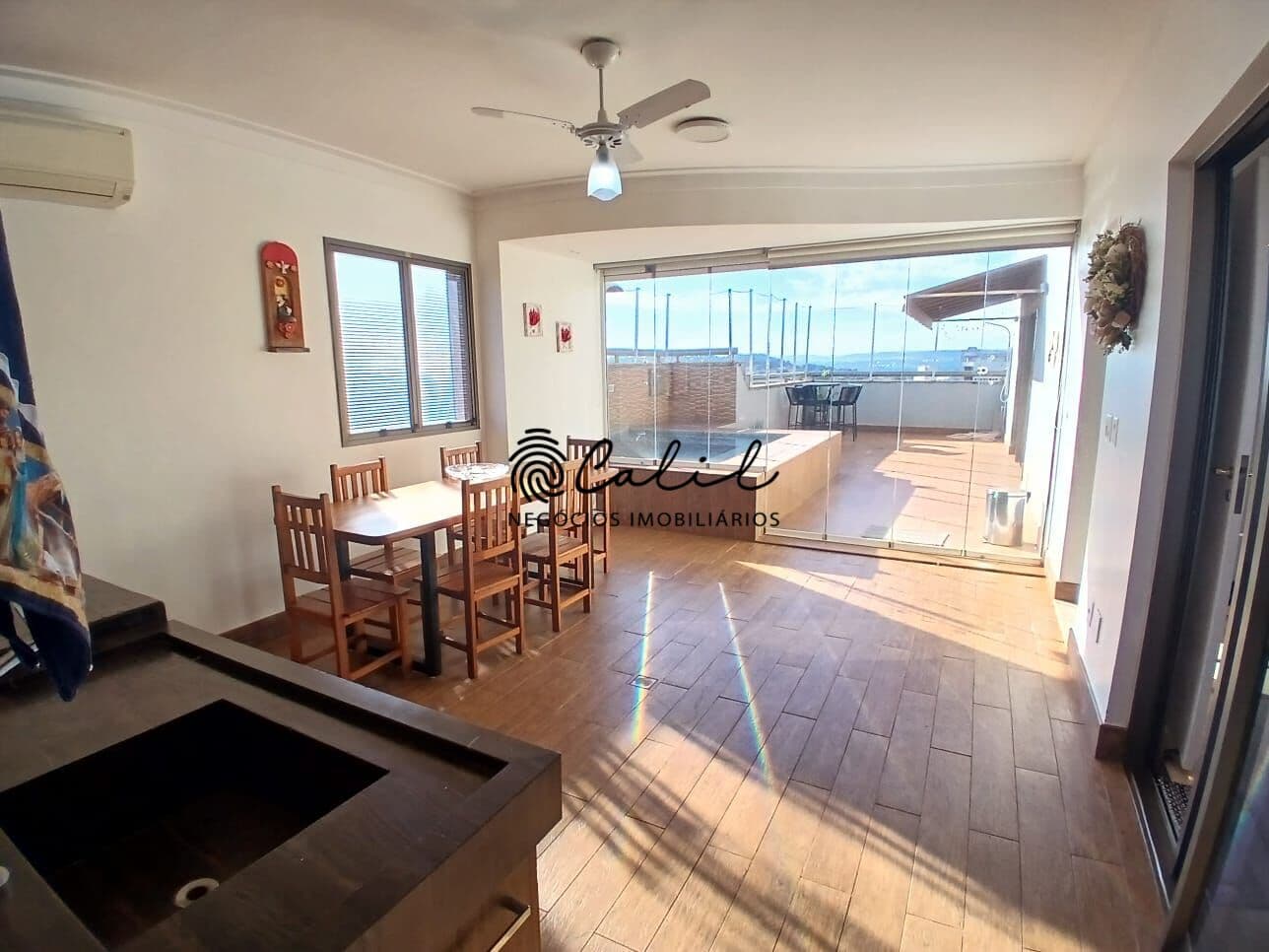 Cobertura duplex no bairro Santa Cruz com piscina, varanda gourmet e vista privilegiada 350 m² de área útil