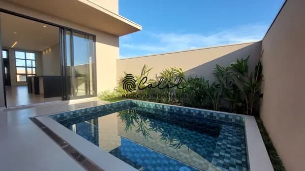 Casa térrea localizada no Condomínio Jardins Mirante, com 3 suítes e 170m² - Ribeirão Preto/SP