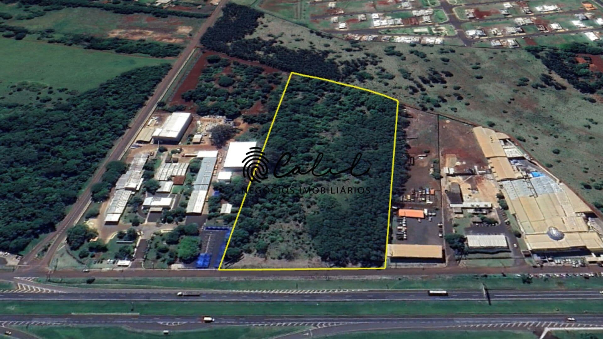 Área Comercial e Industrial no Bairro Recreio Anhanguera com 42.576 m² às Margens da Rodovia Anhanguera