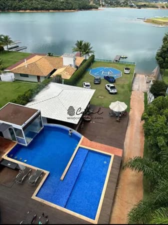 Rancho com 2 helipontos, 11 quartos, 849,35m² à venda por R$ 6.900.000,00 - Capitólio/MG