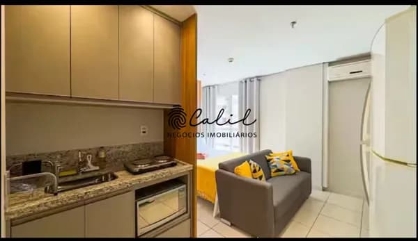 Loft mobiliado no bairro Nova Aliança – 24 m² com 1 vaga de garagem