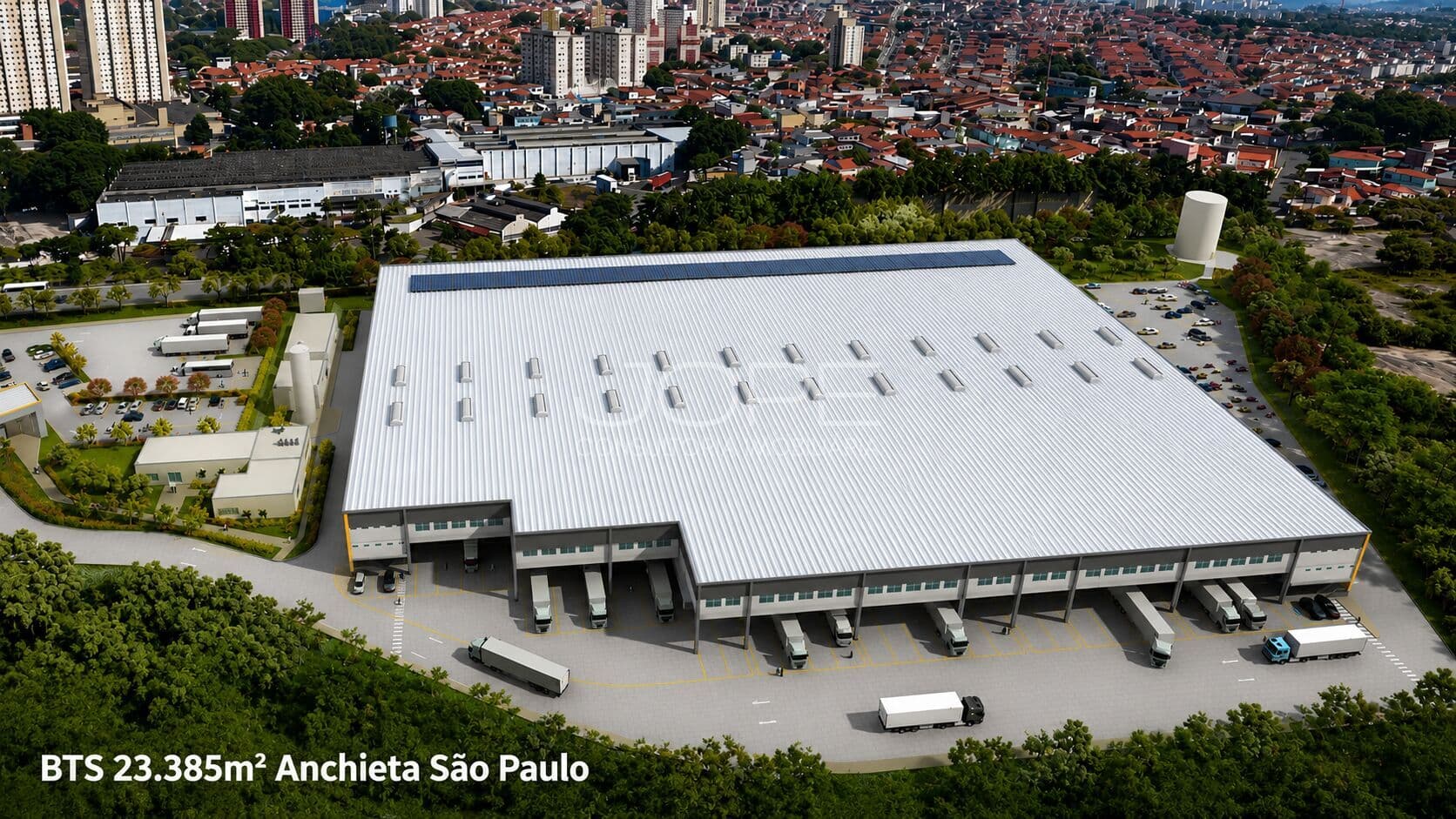 Galpão Logístico para BTS com 23.385 m² em São Paulo – SP