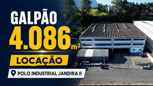 Galpão Industrial 4.086 m² para Locação no Polo Industrial Jandira II