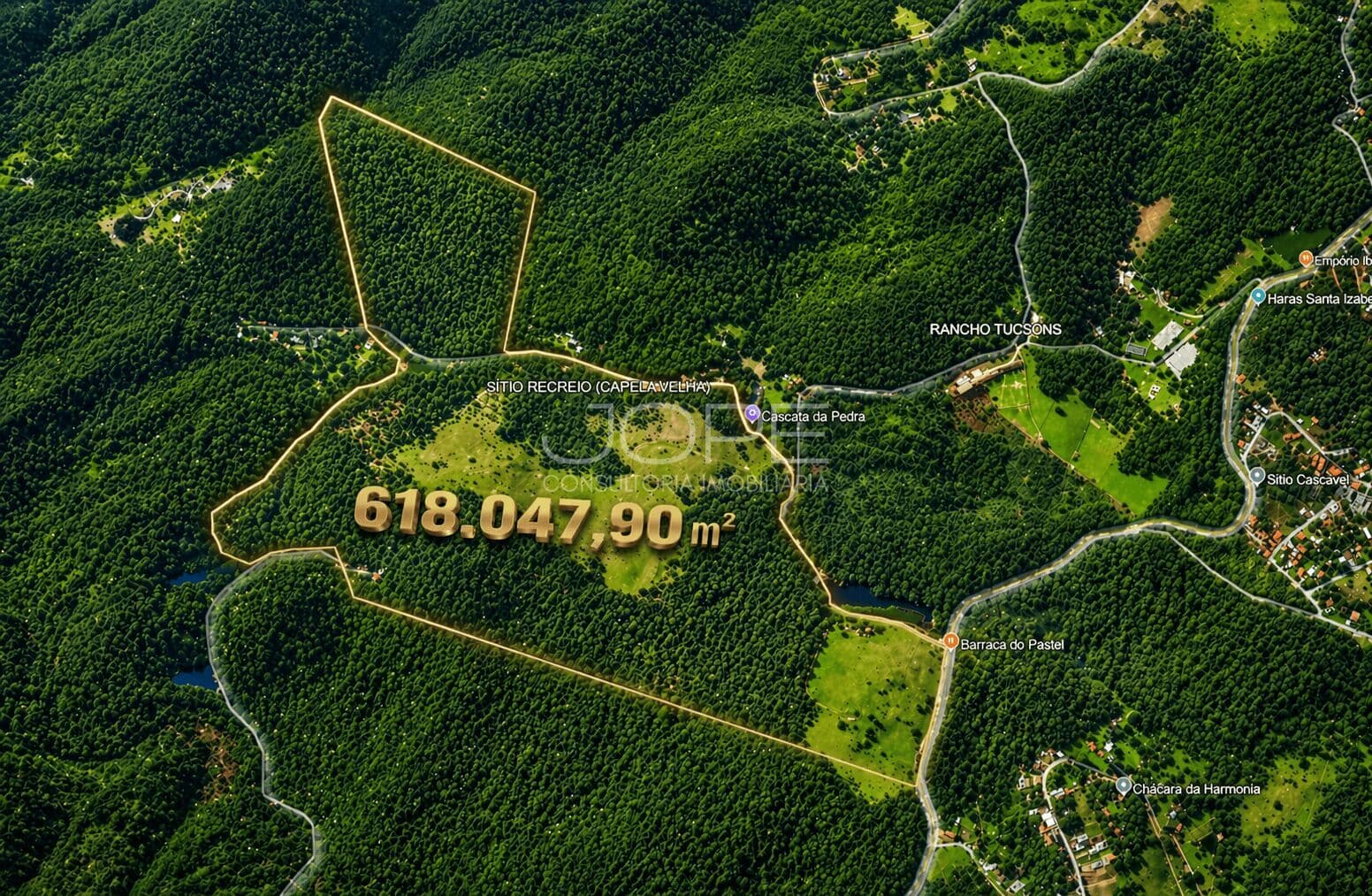 Área à venda em Santana de Parnaíba 618 mil m² para loteamento, logística ou industrial próximo à Castelo Branco