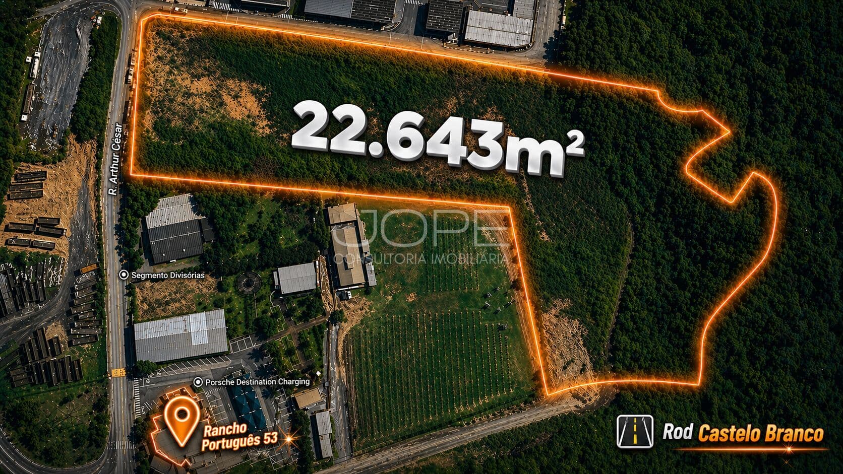 Área Industrial à Venda | 22.643m² | Castelo Branco Km 53