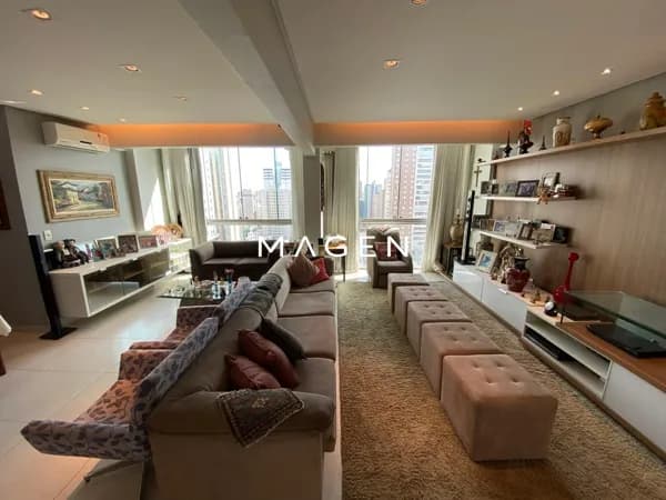 Apartamento à Venda no Bueno de 154 m² com 3 suítes e 2 escritórios – Goiânia/GO