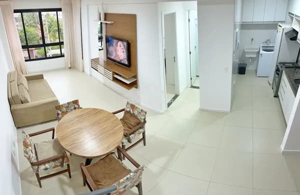 Cobertura 1/4 90m² Guarajuba | Dá pra virar 2/4 + gourmet