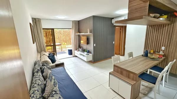 Apartamento Garden Decorado no Recanto da Lagoa – Itacimirim | Pronto para Morar