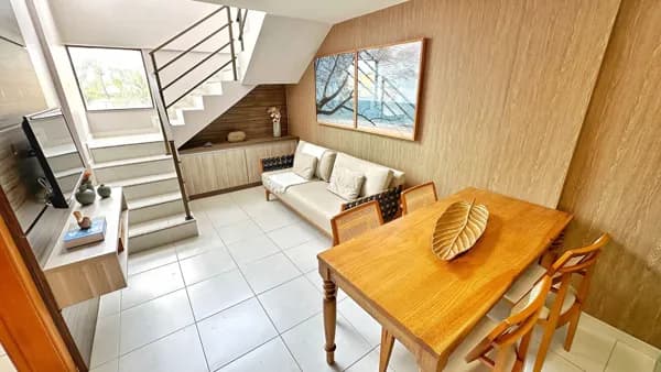 Apartamento Cobertura Duplex em GUARAJUBA, Camaçari/BA