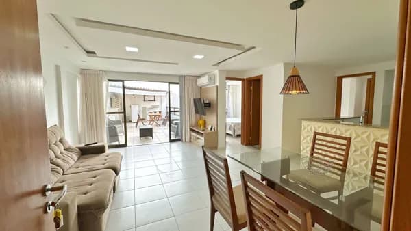 Apartamento 2/4 com Vista Panorâmica para o Lago – Guarajuba | PORTEIRA FECHADA