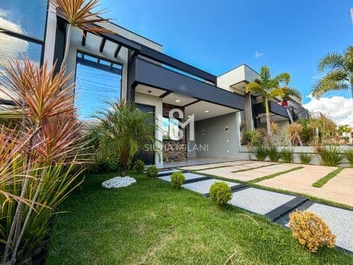 Casa em Condomínio com 03 dormitórios , escritório e piscina no Condomínio Mantova - Indaiatuba/SP