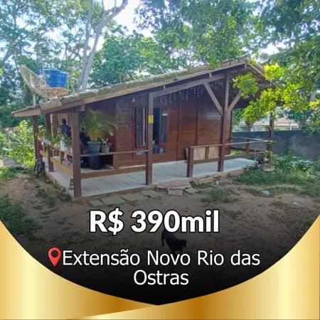 Casa em Rio das Ostras - Extensão Novo Rio das Ostras