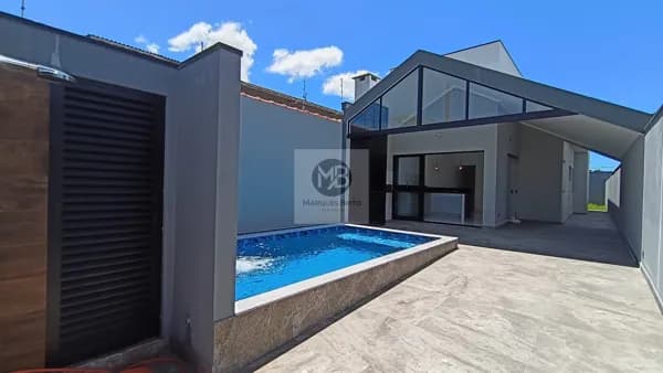 Casa Térrea com piscina em Park D'aville, Peruíbe/SP