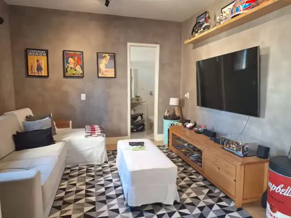 Apartamento à Venda com 125m², 2 dormitórios, 2 suítes, 1 sala e 2 vagas!!!