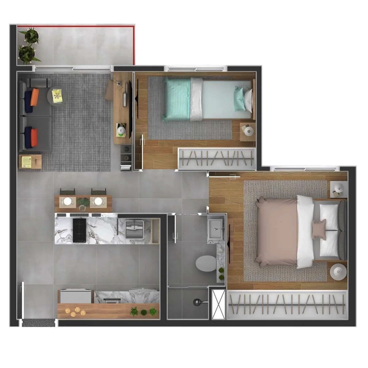 Apartamento em São Paulo - União de Vila Nova