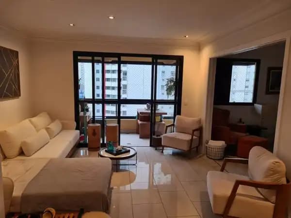 Apartamento de 110m, 2 quartos, 2 vagas no brooklin SP