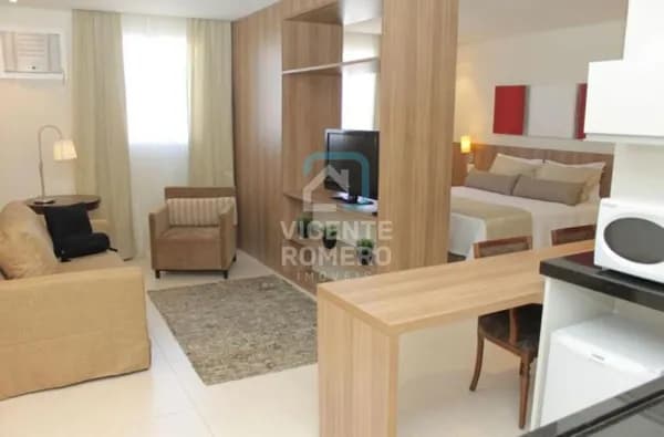 Flet / Kitnet / Loft / Studio - A venda possui 37 metros serviço de quarto está locado com rendendo
