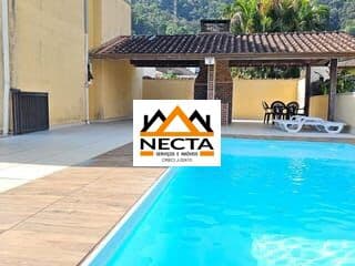 Apartamento mobiliado em condomínio, Lagoinha, Ubatuba, SP