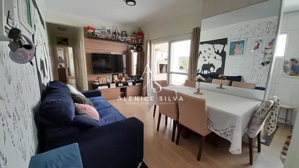 Apartamento 02 dormitórios, sacada com churrasqueira em Areias - São José