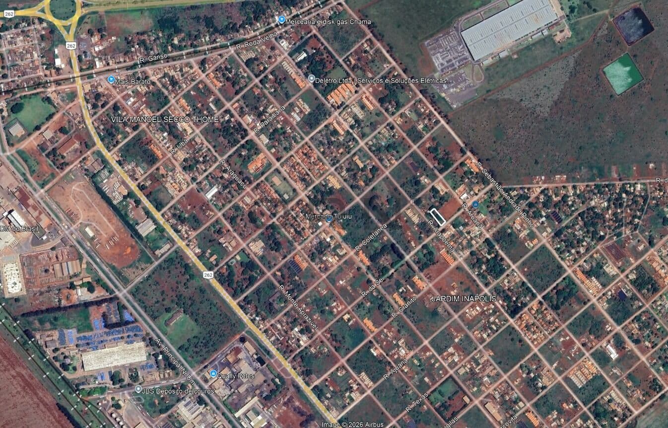 Terreno de 1.000 m² no Núcleo Industrial/Jardim Inápolis