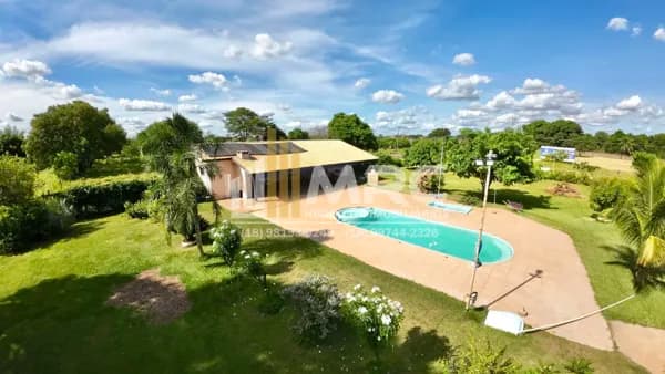 Chácara à Venda em Guararapes - 02 Casa + Área de Lazer