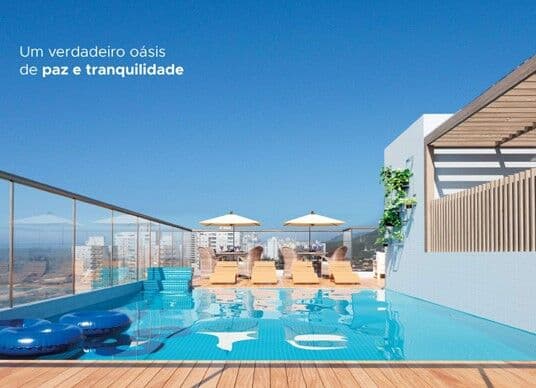 Apartamento em fase de obra – Torre Única em Mongaguá/SP. Na quadra mar.
