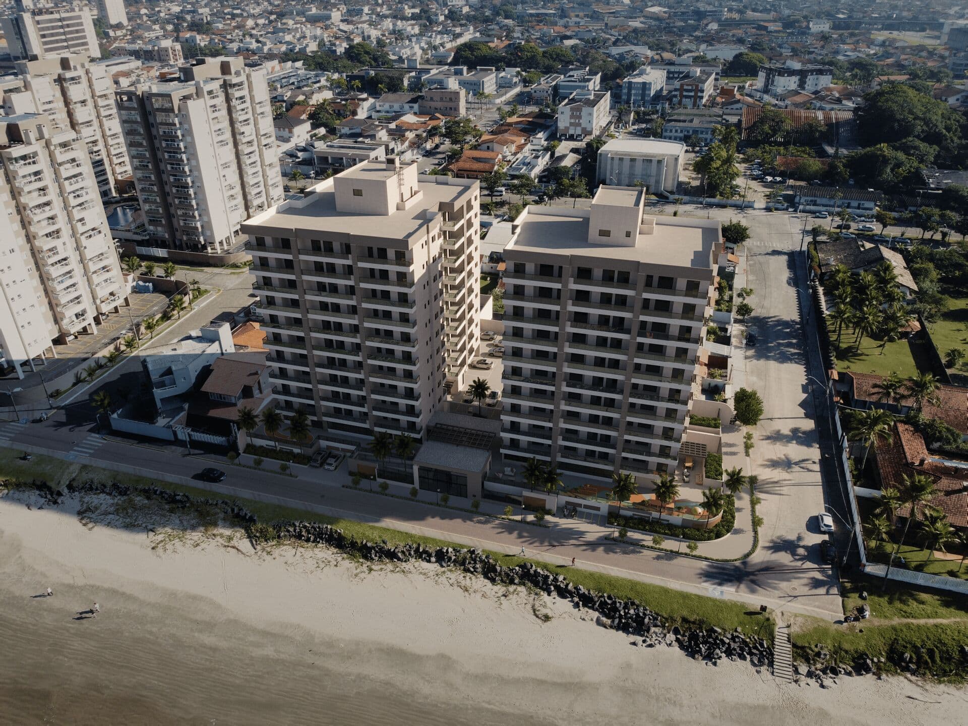 Residencial ANA FRIZON está localizado, frente ao mar à venda em Itanhaém-SP.v