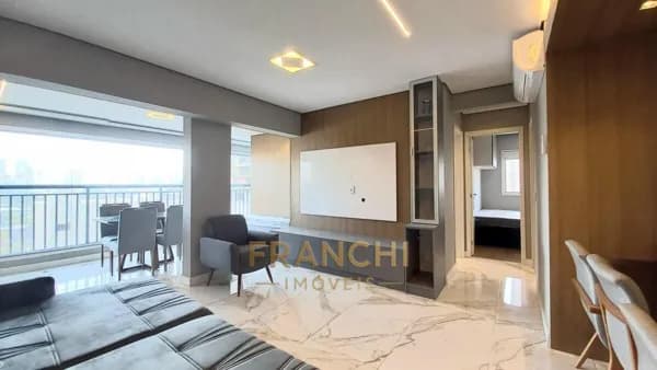 Apartamento locação mobiliado 84m² com 2 quartos 1 suíte no Tatuapé