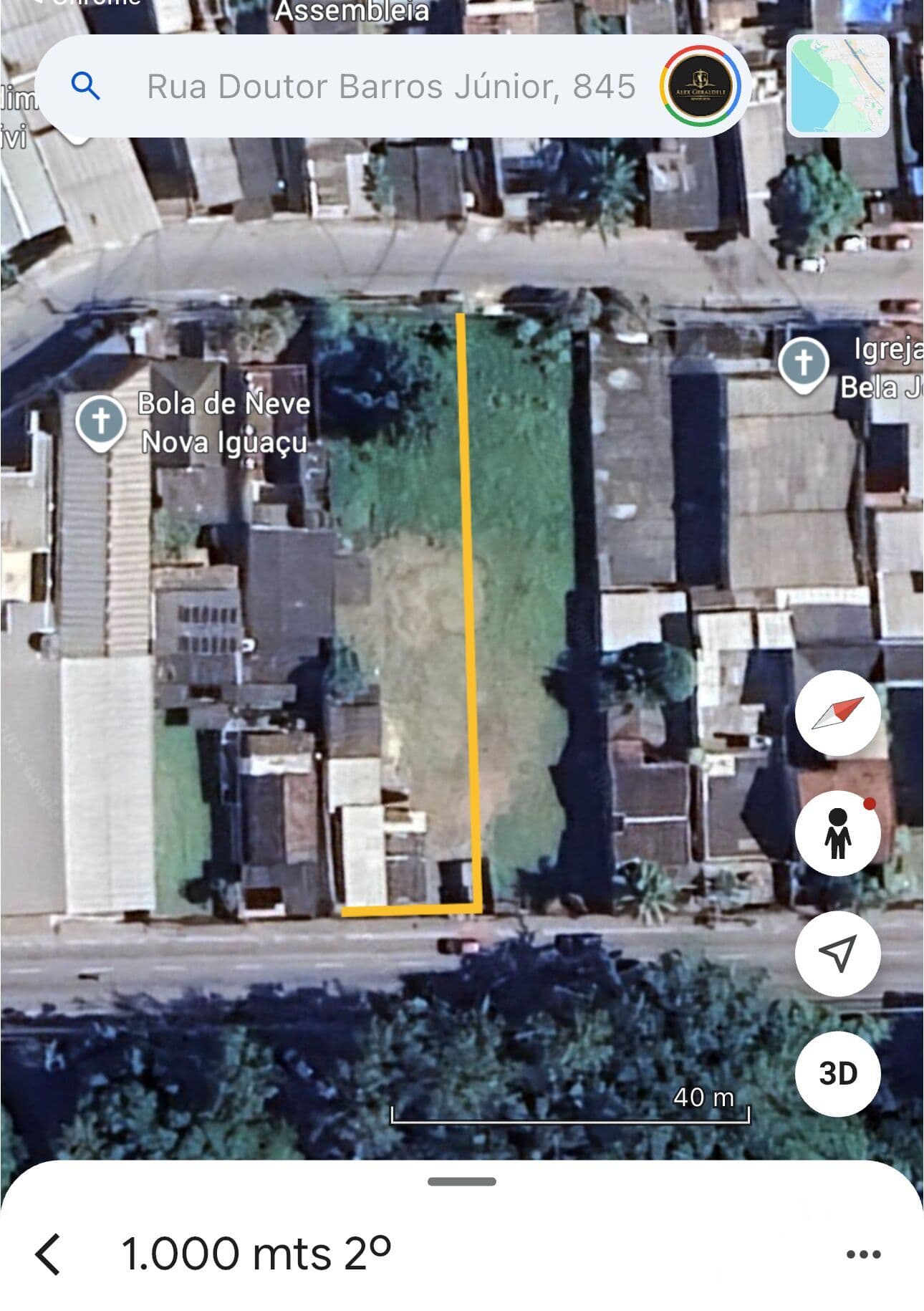 Terreno em Centro, Nova Iguaçu/RJ