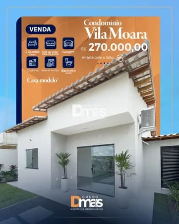 Casa no Condomínio Vila Moara - R$ 270 mil