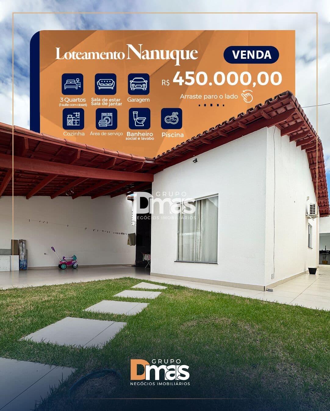 Casa no Loteamento Nanuque - R$ 450 MIL