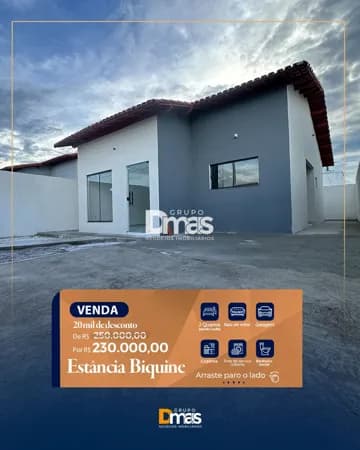 Casa no Estância Biquini - 230 mil
