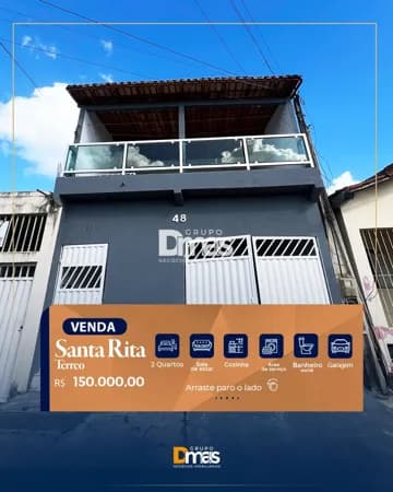 Duplex Térreo no Santa Rita - 150 mil