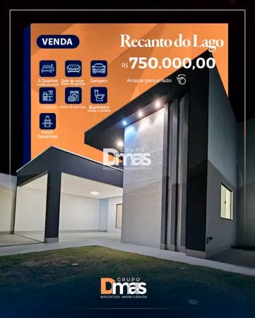 Casa no Recanto do Lago – R$ 750 mil