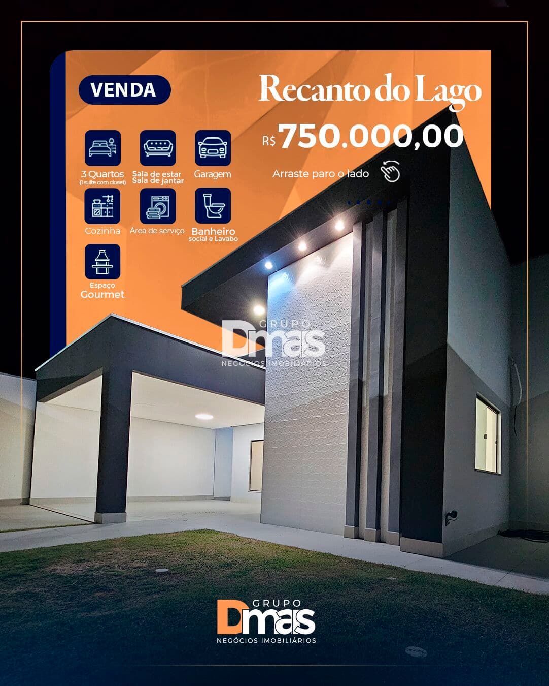Casa no Recanto do Lago – R$ 750 mil