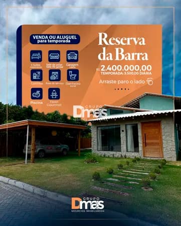 Casa no Condomínio Reserva da Barra - Prado - 2.400.000,00