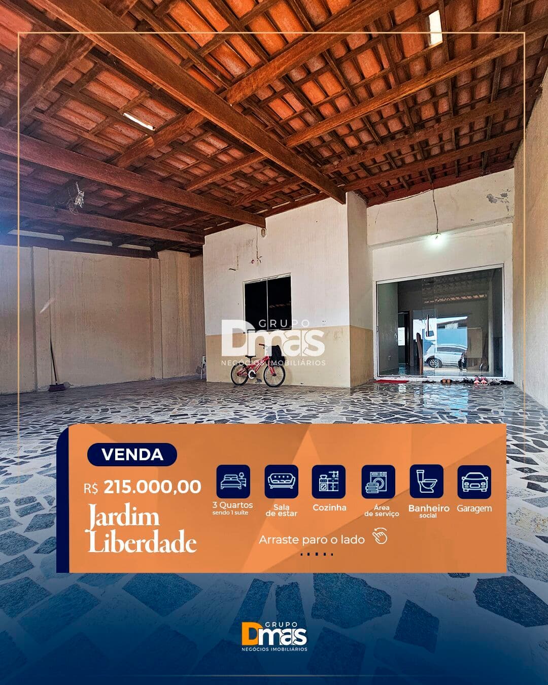 Casa no Jardim Liberdade - 215 mil