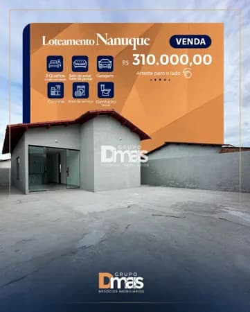 Casa no Loteamento Nanuque - 310 mil