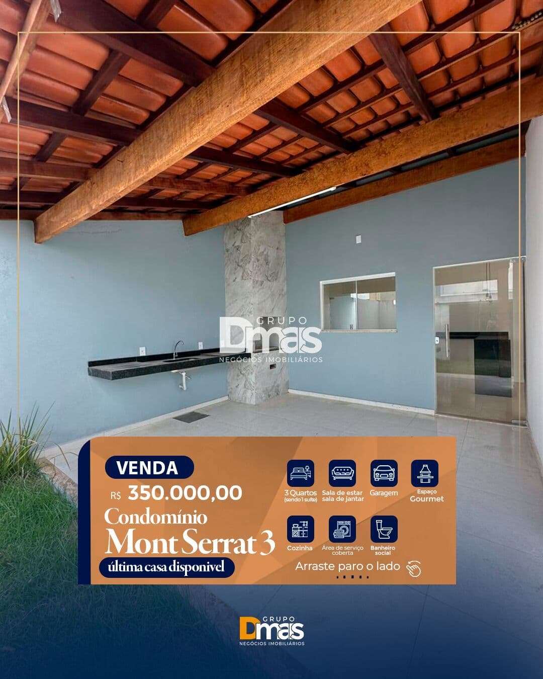 Casa no Condomínio Mont Serrat 3 - R$ 350 mil