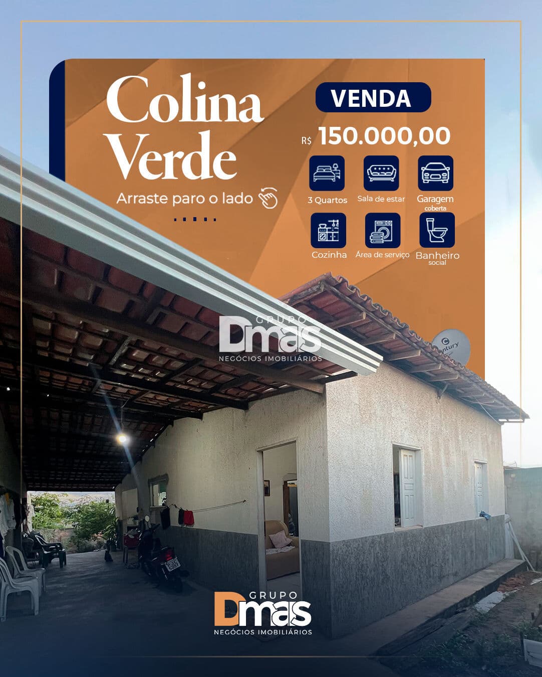 CASA À VENDA – BAIRRO COLINA VERDE