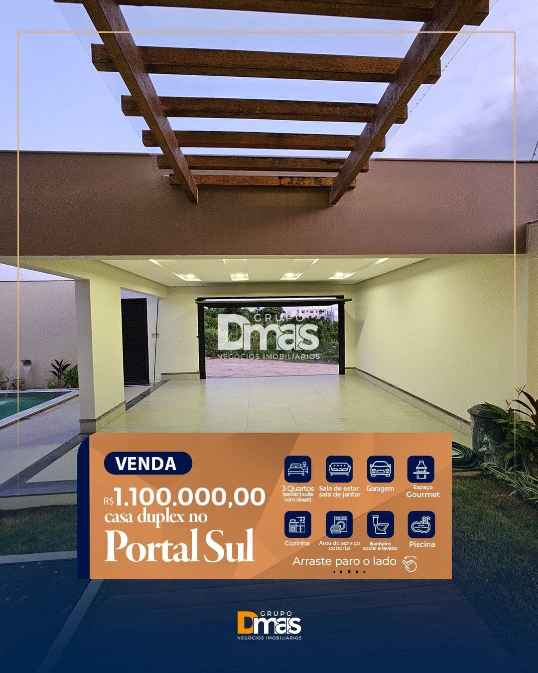 Casa Duplex de Alto Padrão no Portal Sul – R$ 1.100.000