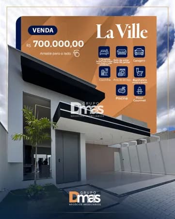 Casa no Condomínio La Ville - R$ 700 mil