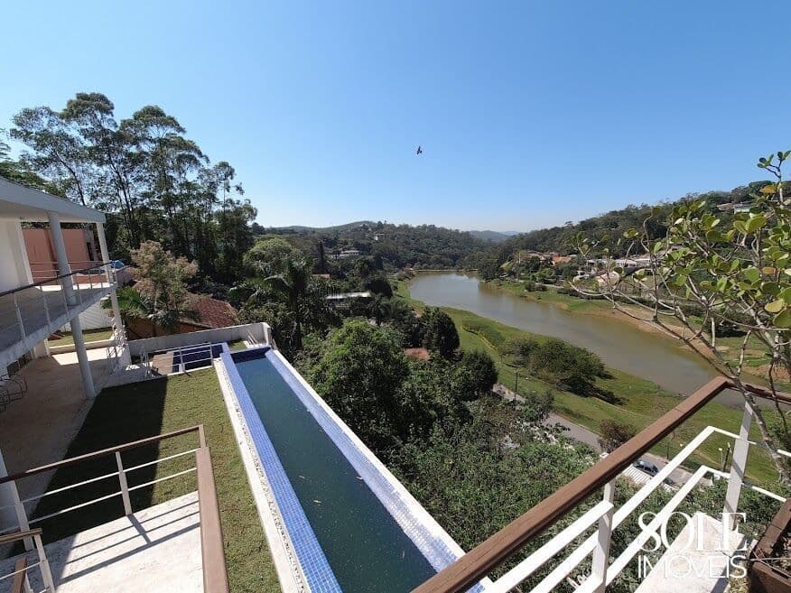 Casa em condomínio com piscina e vista para o lago no Capital Ville | Jundiaí