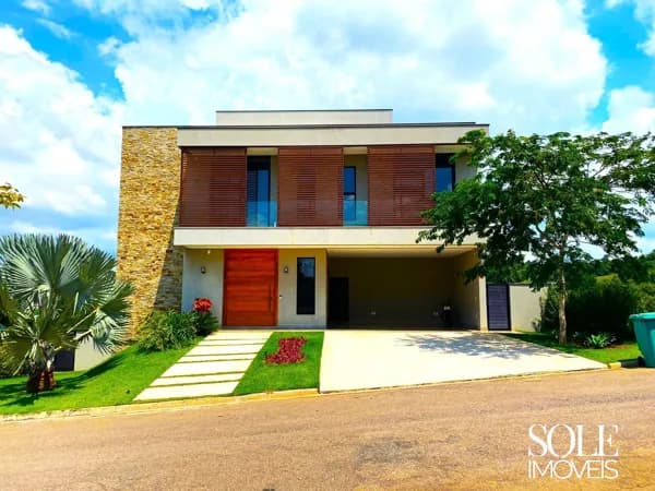 Casa de alto padrão com vista para o verde no Fazenda Serra Azul II - Itupeva