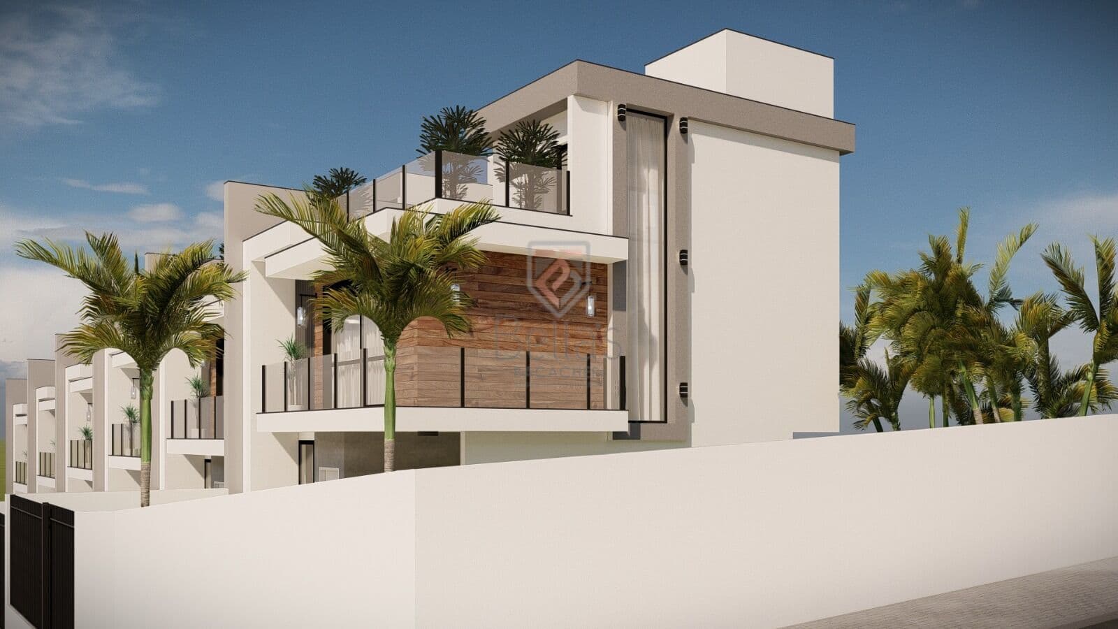 Sobrados em Condomínio- Boa Vista, 3 qtos, suíte e terraço privativo com churrasqueira.