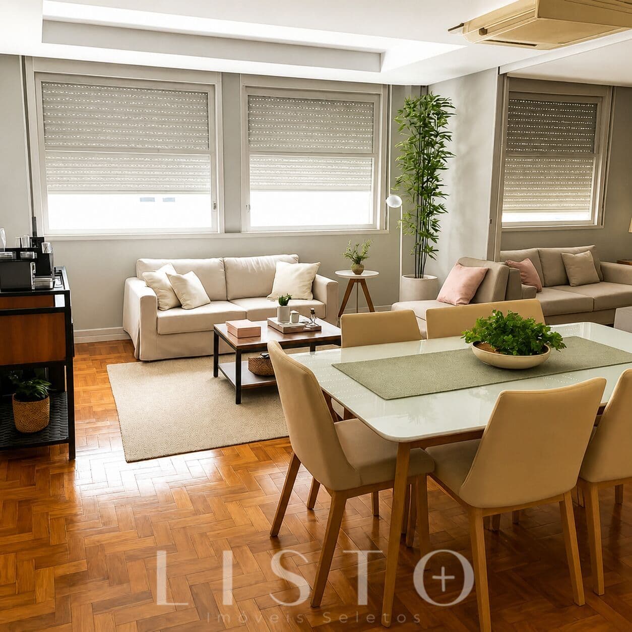 Apartamento no Leblon • 99m² • 3 Quartos (1 Suíte) • Cozinha com Ilha Alto Padrão