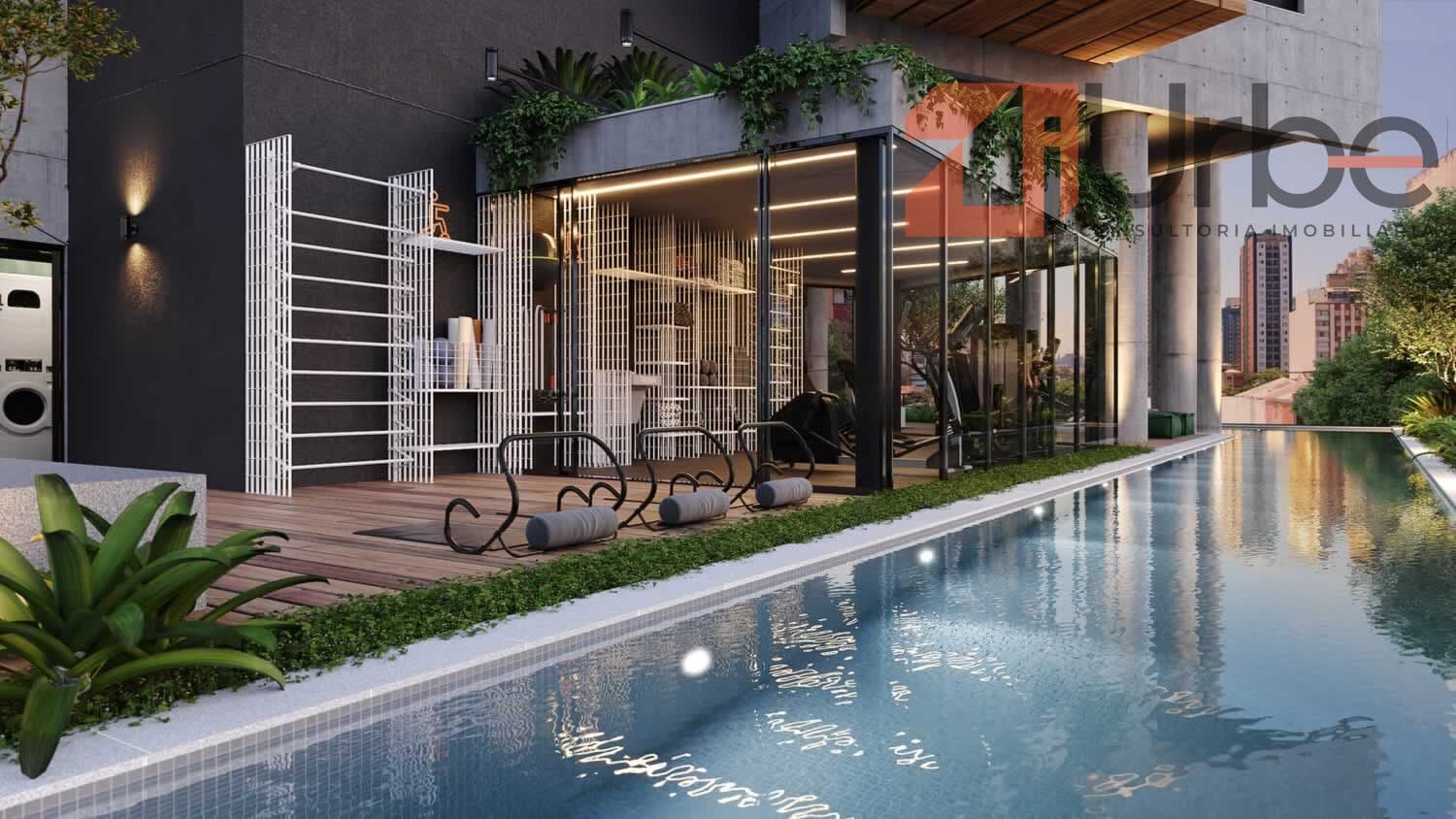 Apartamento à venda em Pinheiros com 44m², 1 vaga
