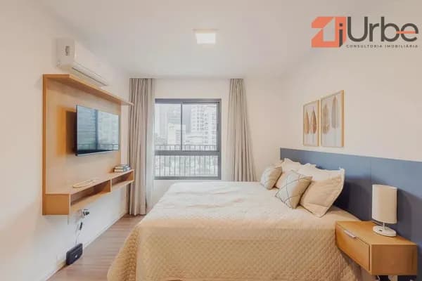 Studio moderno à venda na Vila Madalena com 33m² próximo ao Metrô